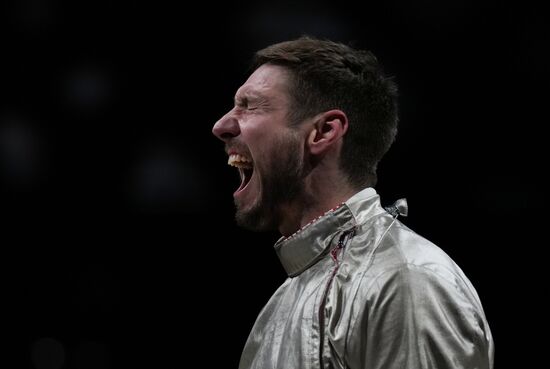 Japan Olympics 2020 Fencing Men Sabre Team