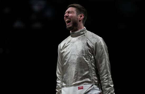 Japan Olympics 2020 Fencing Men Sabre Team