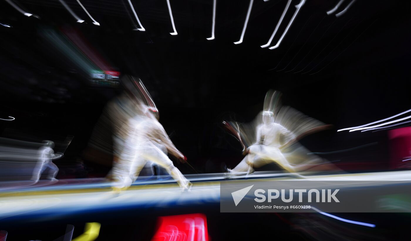 Japan Olympics 2020 Fencing Men Sabre Team