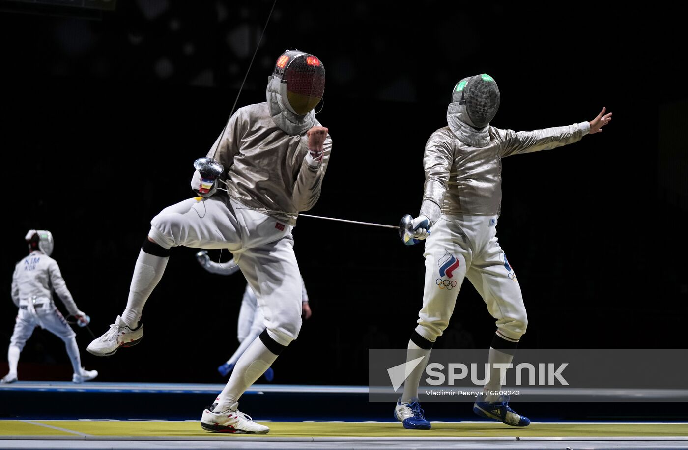 Japan Olympics 2020 Fencing Men Sabre Team