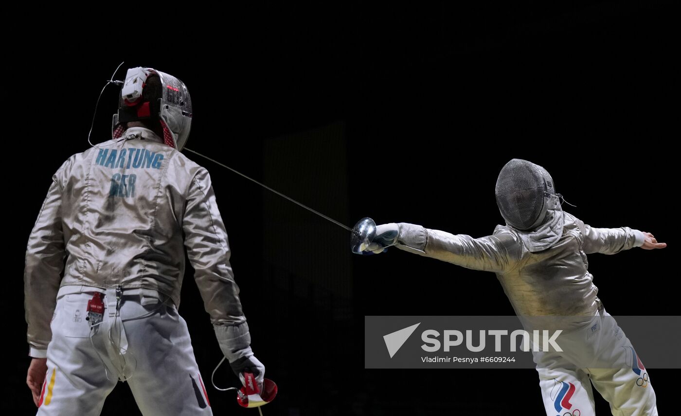 Japan Olympics 2020 Fencing Men Sabre Team