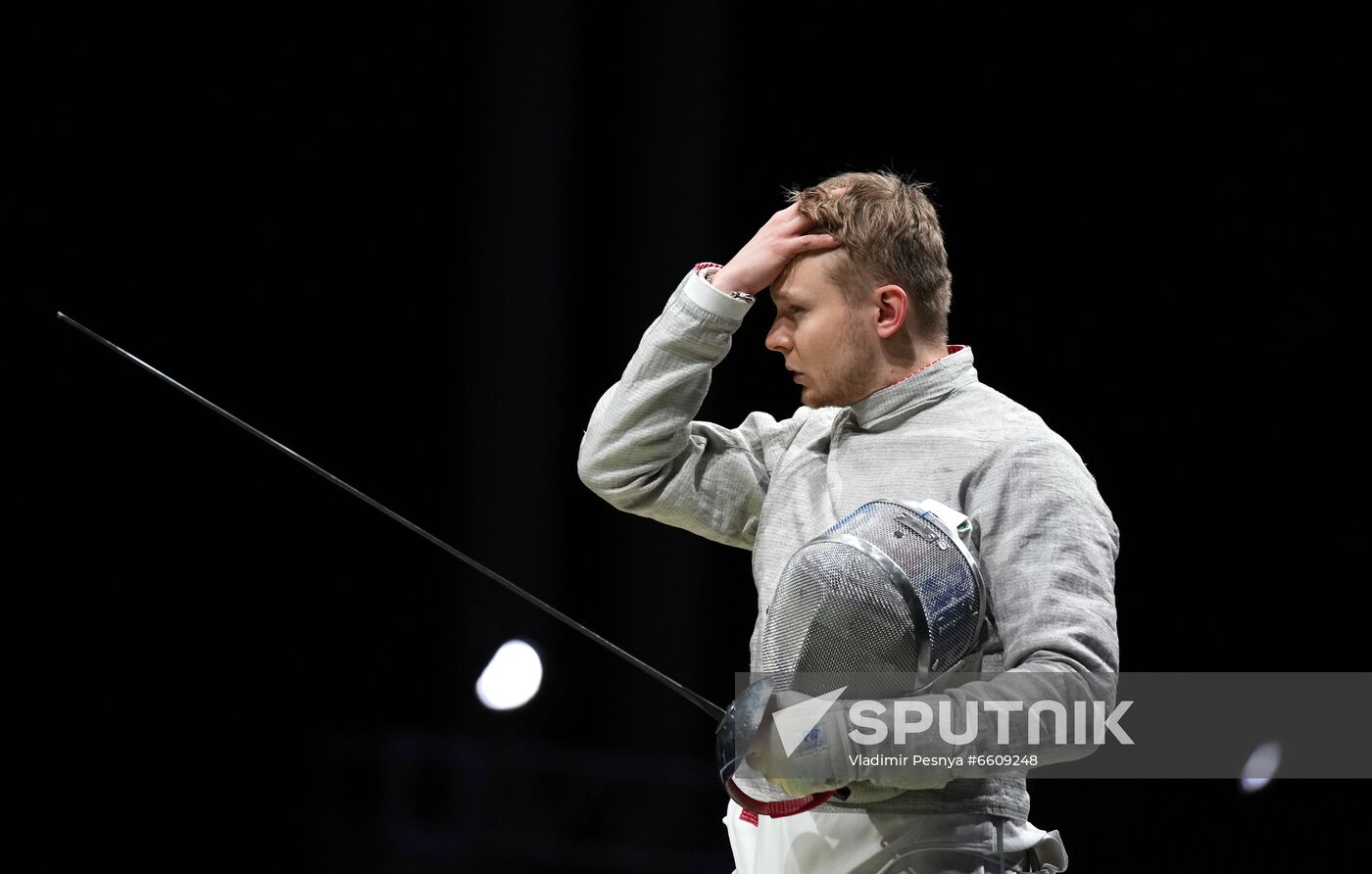 Japan Olympics 2020 Fencing Men Sabre Team