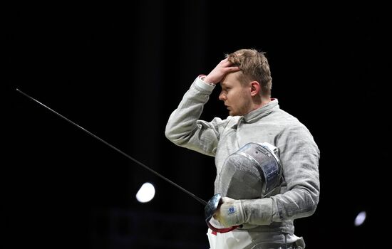 Japan Olympics 2020 Fencing Men Sabre Team