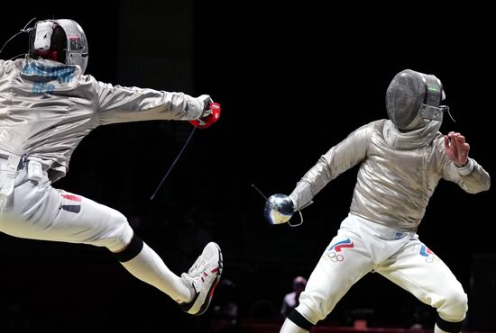 Japan Olympics 2020 Fencing Men Sabre Team