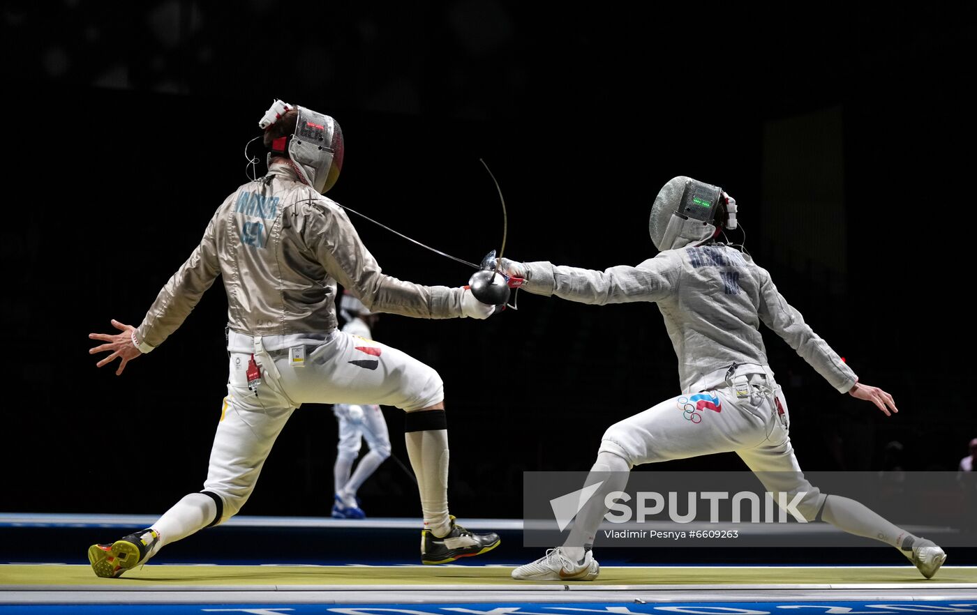 Japan Olympics 2020 Fencing Men Sabre Team