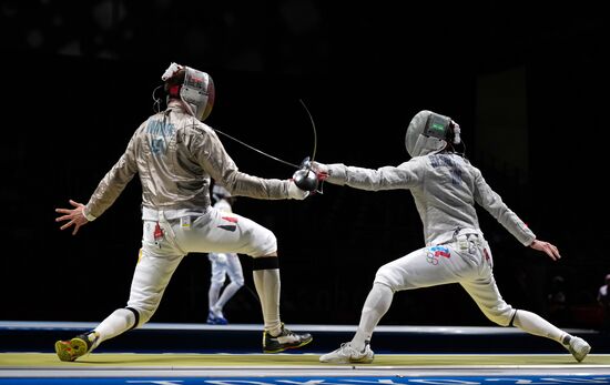 Japan Olympics 2020 Fencing Men Sabre Team