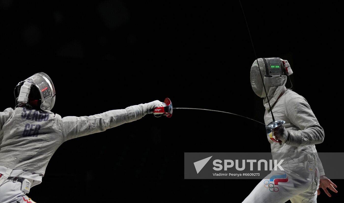 Japan Olympics 2020 Fencing Men Sabre Team