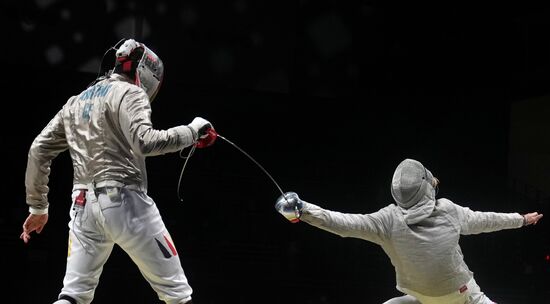 Japan Olympics 2020 Fencing Men Sabre Team