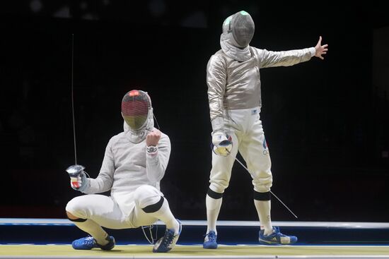 Japan Olympics 2020 Fencing Men Sabre Team