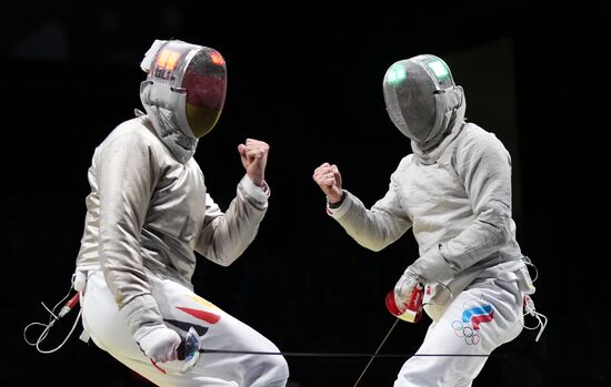 Japan Olympics 2020 Fencing Men Sabre Team