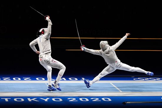 Japan Olympics 2020 Fencing Men Sabre Team