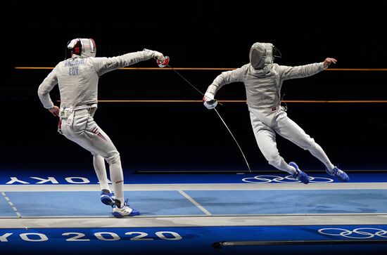 Japan Olympics 2020 Fencing Men Sabre Team