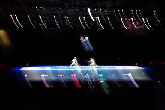 Japan Olympics 2020 Fencing Men Sabre Team