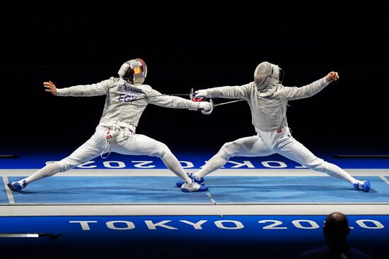 Japan Olympics 2020 Fencing Men Sabre Team