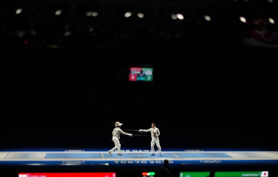 Japan Olympics 2020 Fencing Men Sabre Team