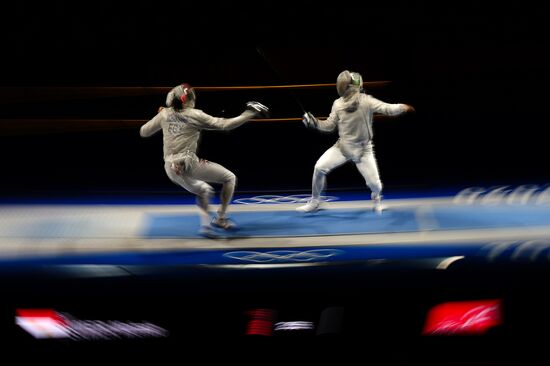 Japan Olympics 2020 Fencing Men Sabre Team