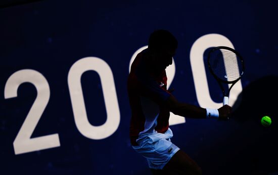 Japan Olympics 2020 Tennis Men Djokovic - Davidovich Fokina
