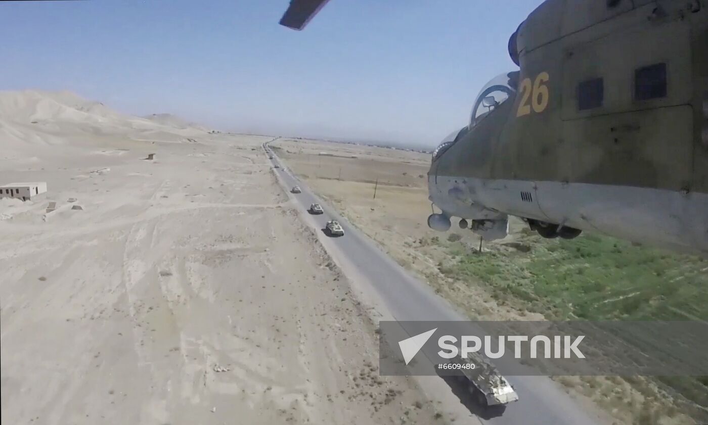 Tajikistan Russia Military Drills Troops Relocation