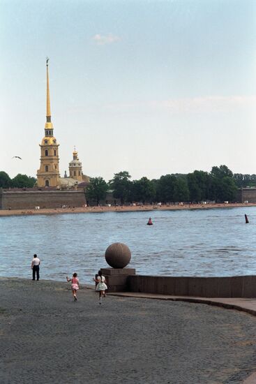 Peter and Paul Fortress in Leningrad
