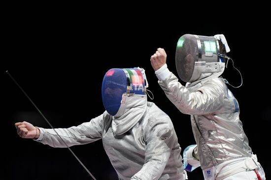 Japan Olympics 2020 Fencing Men Sabre Team