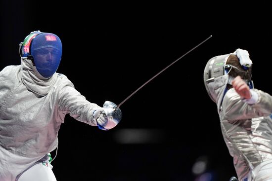 Japan Olympics 2020 Fencing Men Sabre Team
