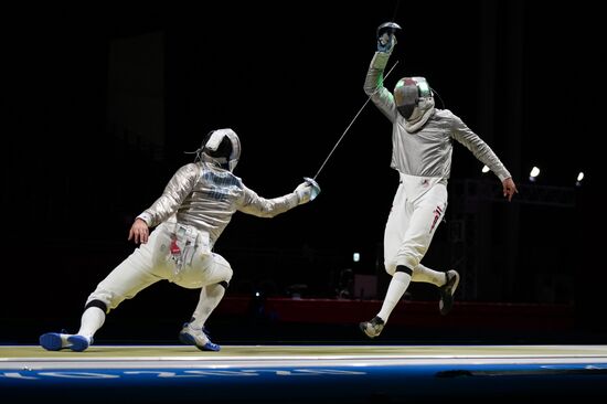 Japan Olympics 2020 Fencing Men Sabre Team