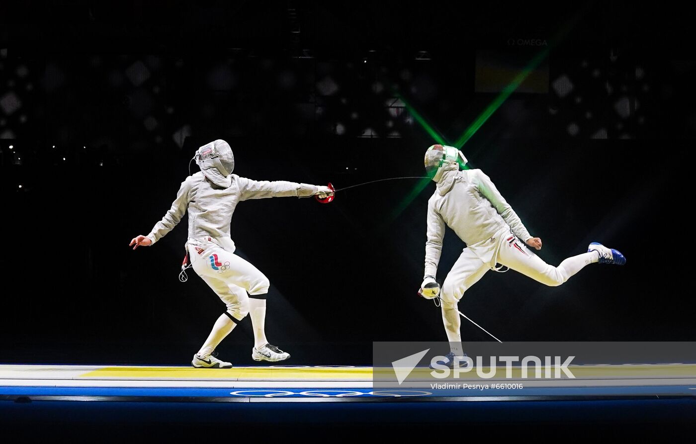 Japan Olympics 2020 Fencing Men Sabre Team