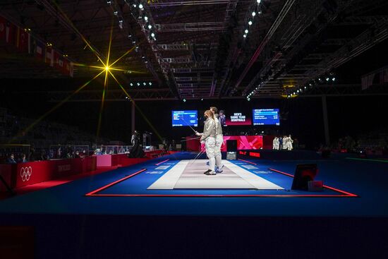 Japan Olympics 2020 Fencing Men Sabre Team