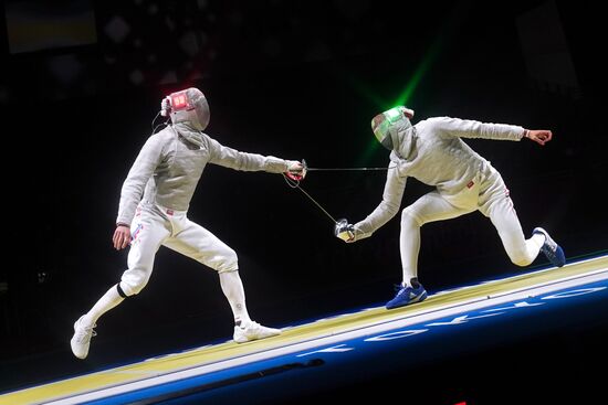 Japan Olympics 2020 Fencing Men Sabre Team