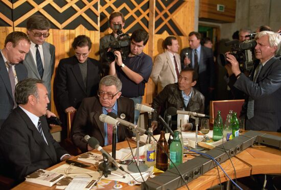 Presentation of President of Kazakhstan Nursultan Nazarbayev's book No Rightists or Leftists