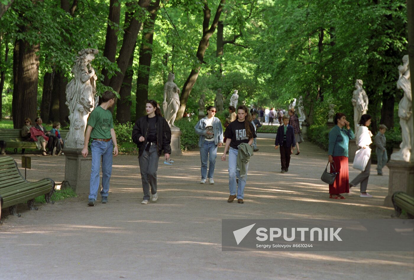 Summer Garden in Leningrad