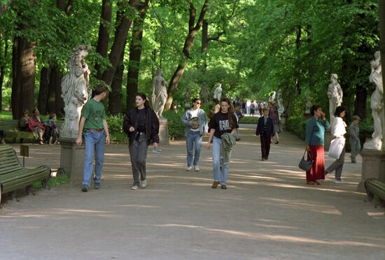 Summer Garden in Leningrad
