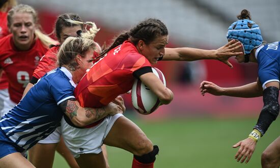 Japan Olympics 2020 Rugby Sevens Women ROC - Great Britain