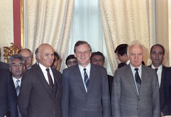 Afghanistan delegation's visit to the Soviet Union