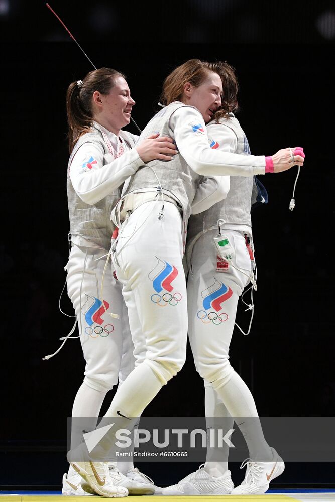 Japan Olympics 2020 Fencing Women Foil