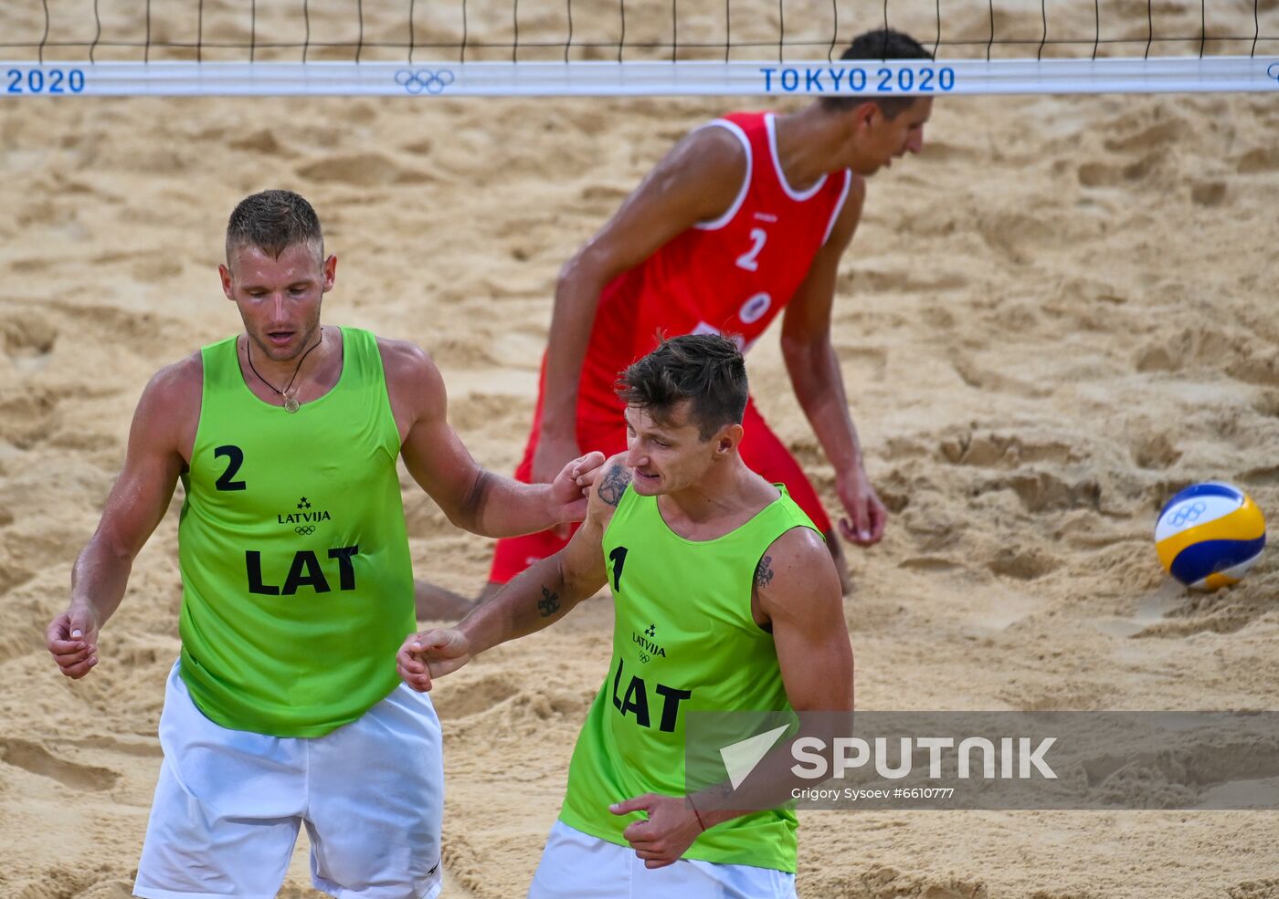 Japan Olympics 2020 Beach Volleyball Men Krasilnikov/Stoyanovskiy - Plavins/Tocs