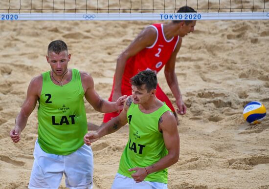 Japan Olympics 2020 Beach Volleyball Men Krasilnikov/Stoyanovskiy - Plavins/Tocs