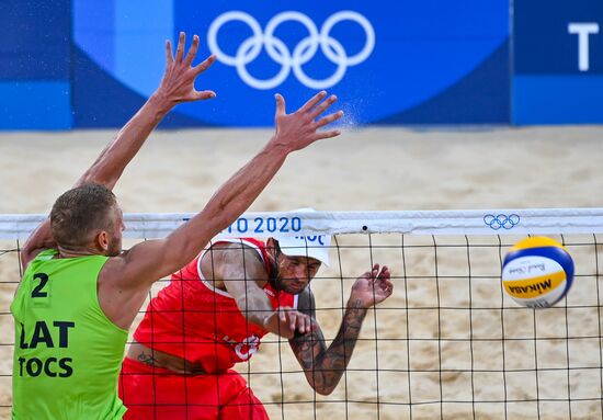 Japan Olympics 2020 Beach Volleyball Men Krasilnikov/Stoyanovskiy - Plavins/Tocs