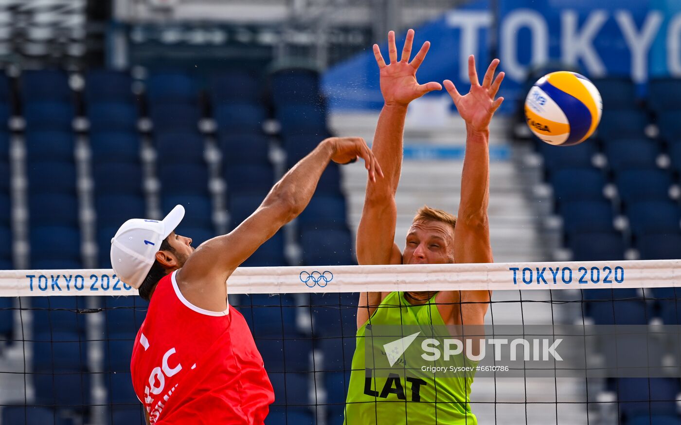 Japan Olympics 2020 Beach Volleyball Men Krasilnikov/Stoyanovskiy - Plavins/Tocs