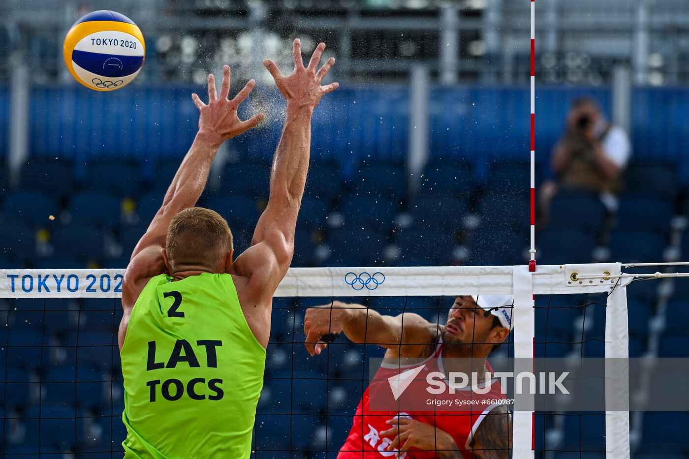 Japan Olympics 2020 Beach Volleyball Men Krasilnikov/Stoyanovskiy - Plavins/Tocs
