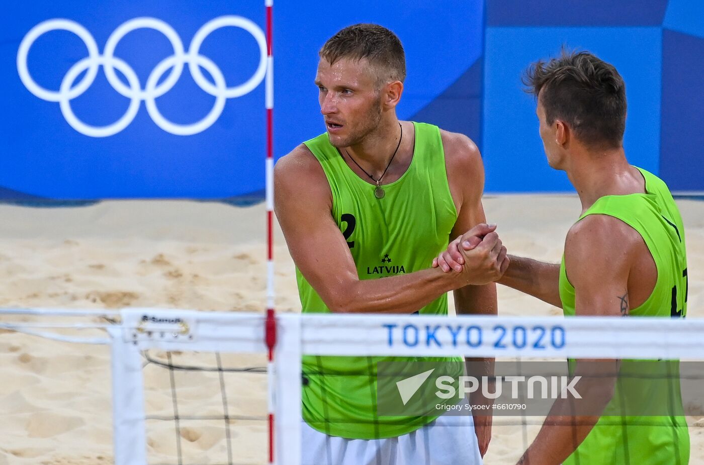 Japan Olympics 2020 Beach Volleyball Men Krasilnikov/Stoyanovskiy - Plavins/Tocs
