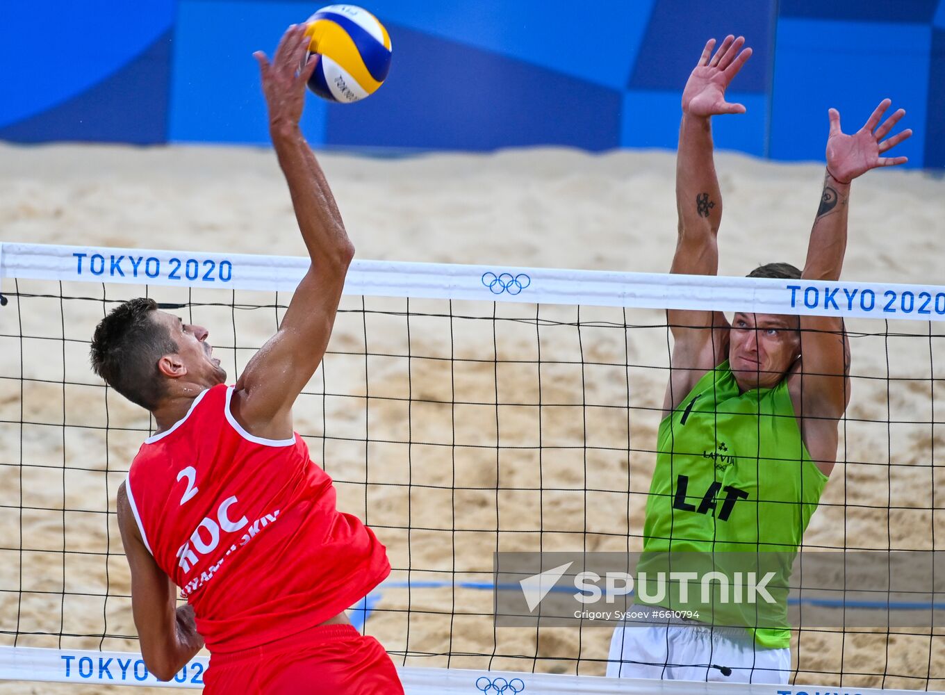 Japan Olympics 2020 Beach Volleyball Men Krasilnikov/Stoyanovskiy - Plavins/Tocs