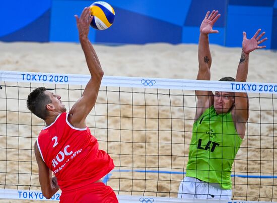 Japan Olympics 2020 Beach Volleyball Men Krasilnikov/Stoyanovskiy - Plavins/Tocs