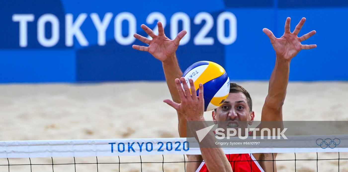 Japan Olympics 2020 Beach Volleyball Men Krasilnikov/Stoyanovskiy - Plavins/Tocs