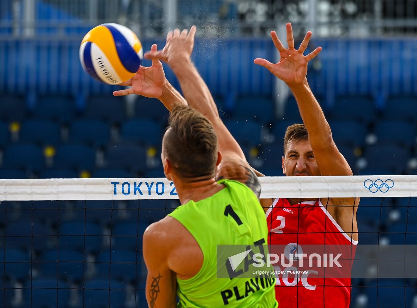 Japan Olympics 2020 Beach Volleyball Men Krasilnikov/Stoyanovskiy - Plavins/Tocs