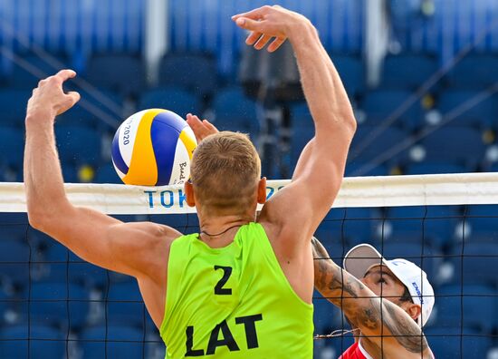 Japan Olympics 2020 Beach Volleyball Men Krasilnikov/Stoyanovskiy - Plavins/Tocs