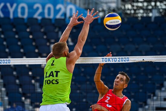 Japan Olympics 2020 Beach Volleyball Men Krasilnikov/Stoyanovskiy - Plavins/Tocs