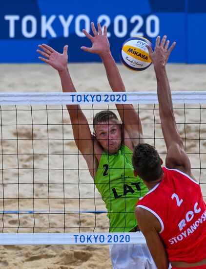 Japan Olympics 2020 Beach Volleyball Men Krasilnikov/Stoyanovskiy - Plavins/Tocs