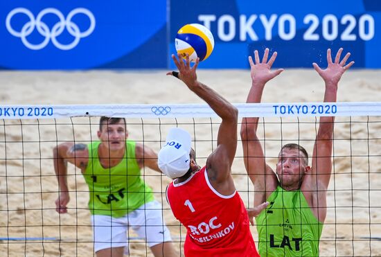 Japan Olympics 2020 Beach Volleyball Men Krasilnikov/Stoyanovskiy - Plavins/Tocs