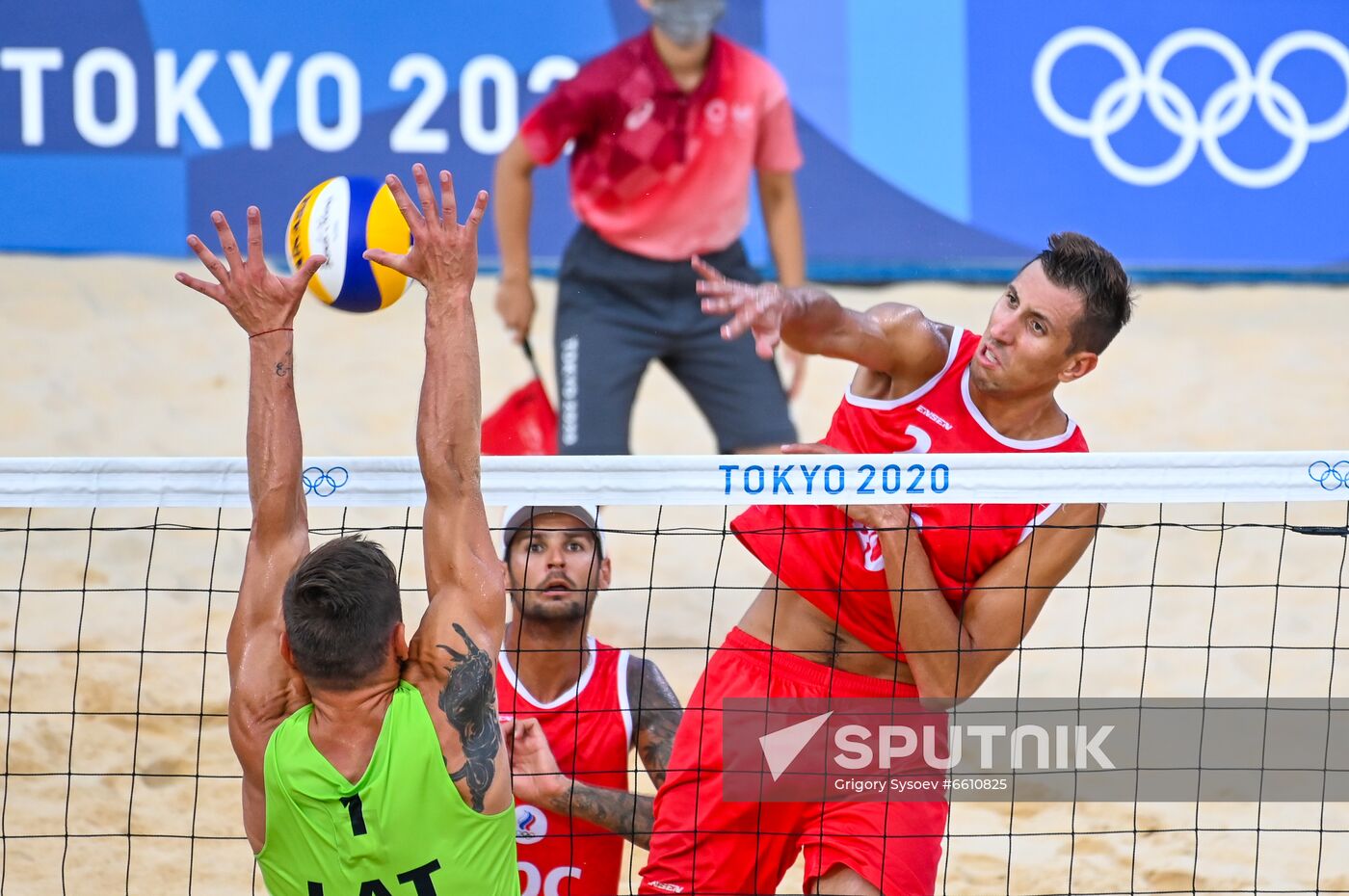 Japan Olympics 2020 Beach Volleyball Men Krasilnikov/Stoyanovskiy - Plavins/Tocs